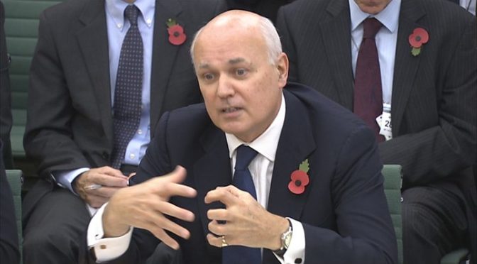 I have way more blood on my hands than the DUP, boasts Iain Duncan Smith