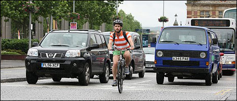 Cyclists are dangerous say people whose preferred mode of transport kills or injures 200,000 people a year